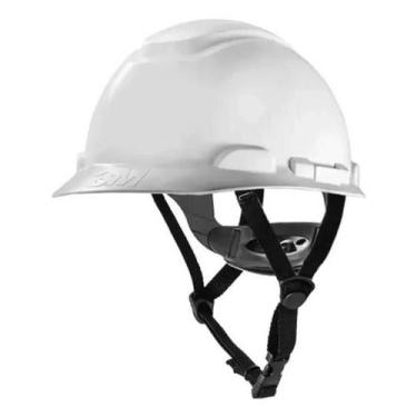 Imagem de Capacete Com Jugular 3 Pontos 3m H700 Obra Segurança Epi