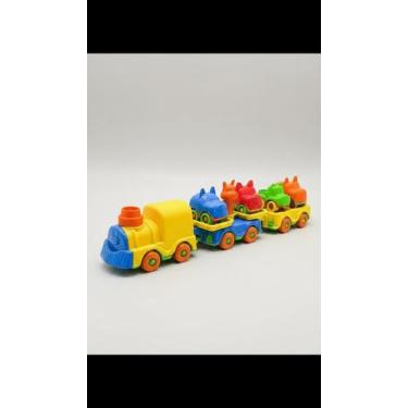 Imagem de Trenzinho Educativo com Carrinhos de Animais - Congratulations Store