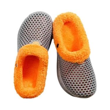 Imagem de Pantufas Quentes De Inverno Com Forro De Pelúcia Para Casal, Confortáv