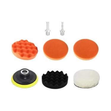Imagem de Kit De Polimento Para Detalhamento Automotivo 3 4 5 6 Polegadas Com Li
