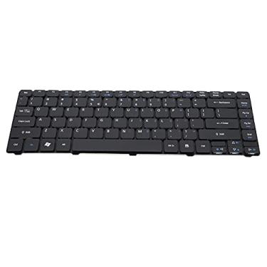 Imagem de Teclado de laptop, teclado de substituição de laptop robusto durável Long Keys Life para ACER