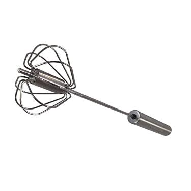 Imagem de BATEDOR DE CLARA FOUET SEMI AUTOMATICO DE INOX 26X5,5CM