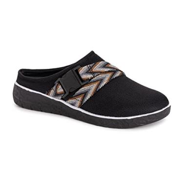 Imagem de MUK LUKS Tamanco feminino Boardwalk Promenade, Preto, 36