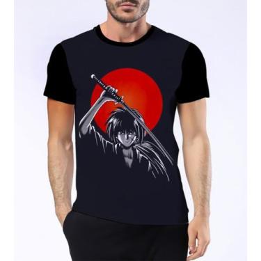 Imagem de Camiseta Camisa Rurouni Kenshin Mangá Samurai X Japão Hd 10 - Dias No