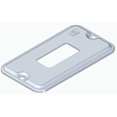 Imagem de Tampa Pvc  1/2" e 3/4" TCI-I 01 Para 1 tomada - Wetzel Wetzel
