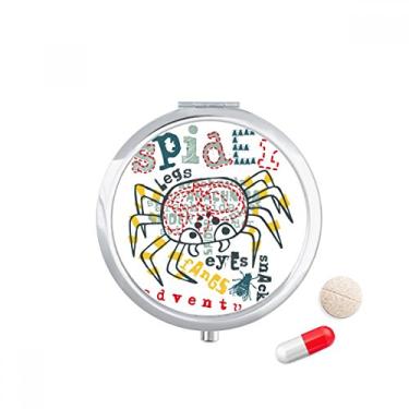 Imagem de Estojo de comprimidos Discover World Spider Adventure, caixa de armazenamento de remédios