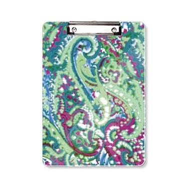 Imagem de Folha Flor abstrata plantas verdes padrão prancheta pasta bloco de escrita placa de apoio A4