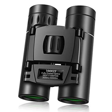 Imagem de Telescópio binocular de alta potência 100x22 HD Binóculos de telefone profissional 30000m Telescópio BAK4 de alta ampliação para camping e viagens de observação de pássaros
