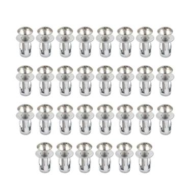 Imagem de 30x parafuso jack porcas tubo de expansão parafusos de ferragem fixador parafuso âncoras parafuso de expansão para fixação cortis caligrafia, M4x25