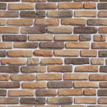 Imagem de Papel De Parede Adesivo Tijolo A Vista Rejunte Branco 2,50m