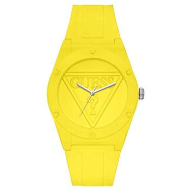 Imagem de Guess Men's Retro Pop U0979L12 Yellow Silicone Japanese Quartz Fashion Watch