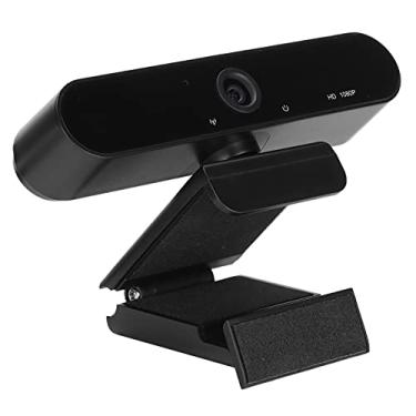 Imagem de Câmera Web, Webcam Full HD 1080P 30FPS USB2.0 Com Microfone, Plug and Play, para Laptops e Computadores Desktop