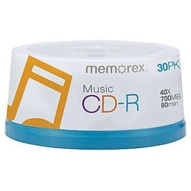 Imagem de Memorex 120 40X Digital Audio Music CD-R 80min 700MB (Logotipo na parte superior)