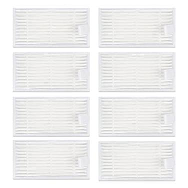 Imagem de 8 peças de filtros HEPA de substituição para ILIFE V3 V3s V5 V5s Pro V50 V55 acessórios de peças de aspirador de pó robótico