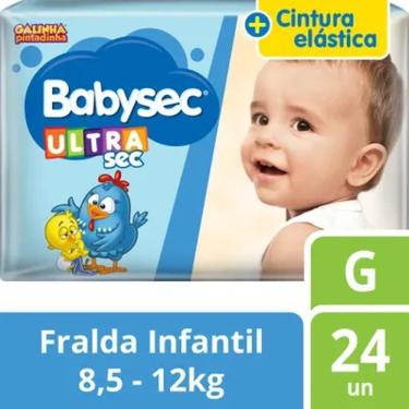Imagem de Fralda Babysec Ultra G Com 22 Unidades