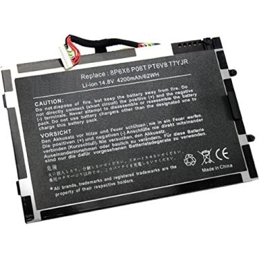 Imagem de Bateria do notebook for 14.8V 62Wh 4200mAh M11X Replacement Battery for Dell M11x M14x R1 R2 R3 8p6x6 P06t Pt6v8 T7yjr 08p6x6 P06T PT6V8 T7YJR