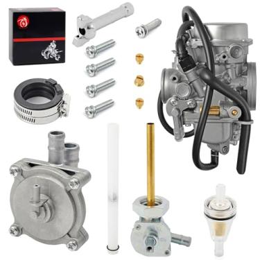 Imagem de Carburador e Petcock de combustível + Coletor de admissão de válvula petcock automática de gás combustível Para HONDA Shadow VLX 600 VT600 C CD 1999-2007