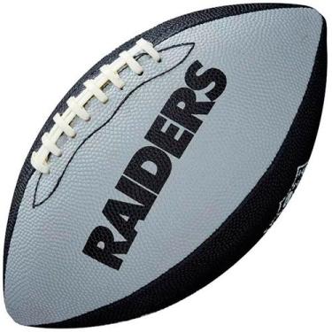 Imagem de Bola Futebol Americano Wilson Nfl Logo Jr Oakland Raiders