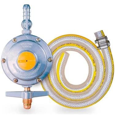 Imagem de Regulador para Gás Aliança 2kg/H Com Mangueira 80cm