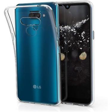 Imagem de Capa para LG K50 / LG Q60 (6,26 polegadas) MaiJin Capa Traseira Transparente de Gel de Borracha TPU Macio