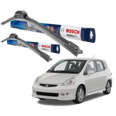 Imagem de Par Palheta Limpador Parabrisa Original Bosch Honda Fit Lx Lxl Ex 2003