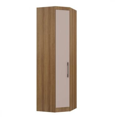 Imagem de Módulo Roupeiro de Canto 70cm com 1 Porta Eucamóveis Paris - 330 - Avela/Cinammon