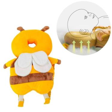 Imagem de Almofada Mochila Proteção Cabeça Anti Queda Bebê Abelha - Shop Mix