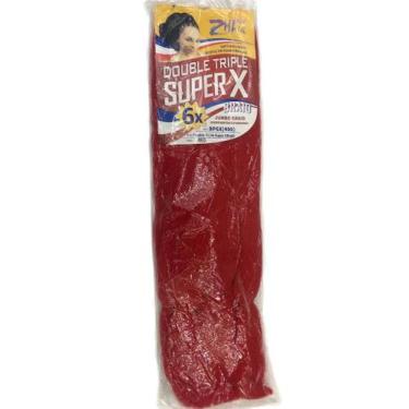 Imagem de Cabelo sintético Jumbo Super X  6X 400g - RED - Zhang Hair