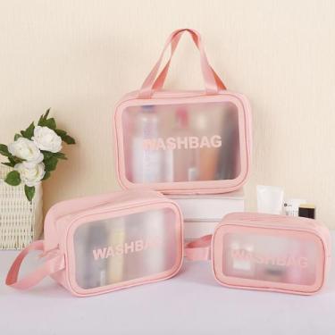 Imagem de Kit 3 Necessaires Bolsa Viagem Organizador de Objetos Pessoais - Attus
