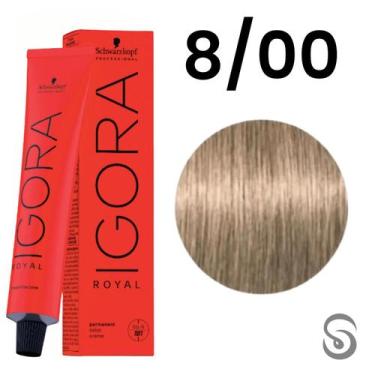 Imagem de Schwarzkopf Igora Royal Coloração 8/00 Louro Claro Natural Extra 60ml,