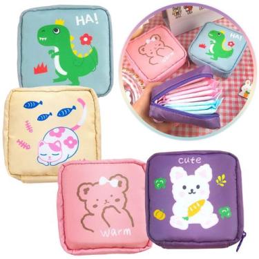 Imagem de Necessaire Feminina Pequena para Absorventes e Cosméticos - shop mix, 