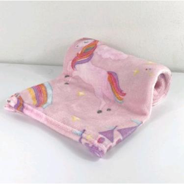 Imagem de Manta Coberto Soft infantil Bebê - Zigzum baby, Rosa