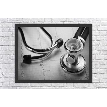 Imagem de Quadro Decorativo Medicina Salas Decorações Com Moldura - Vital Quadro