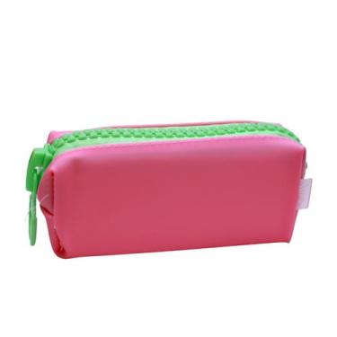 Imagem de Estojo Em PVC Escolar Juvenil Feminino Infantil 50 Pens - Yins, Verde