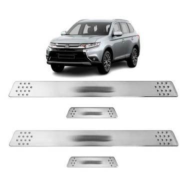 Imagem de Soleira para Porta Lateral Tuning Esportiva para carros 4 Portas (ABS)