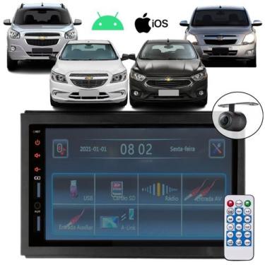Imagem de Central Multimídia Mp5 Cobalt Bluetooth Espelhamento Câmera E Moldura 