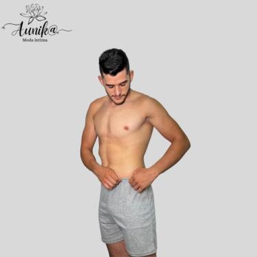 Imagem de Pijama Masculino Samba Canção Lisa Algodão - Aunika Moda Íntima Linger