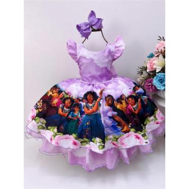 Imagem de Vestido De Festa Infantil Encanto Lilás - vestidocas, 3, Lilás