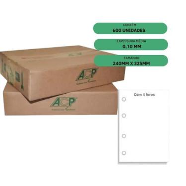 Imagem de Envelope Plástico Ofício 0.10 4 Furos - ACP