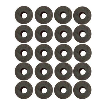 Imagem de 20 Buchas Plástica 2,5" Polegadas com Furo para Toldo Cortina Retrátil