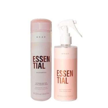Imagem de Kit Braé Essential Shampoo 250ml + Fluído Reparador 260ml