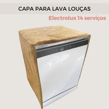 Imagem de Capa lava louças electrolux 14 serviços transparente flex - Capas Flex