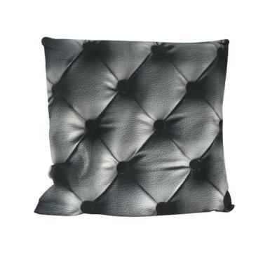Imagem de Capa de almofada estampa capitone em tecido 100% poliéster  44x44cm - 