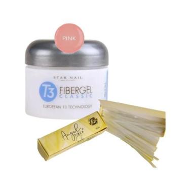 Imagem de Kit Gel T3 Fibergel Star Nail e Fibra Angel 100 Tufos - Star Pro Brasi