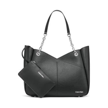 Imagem de Calvin Klein Bolsa Zoe Chain, Preto/prata, One Size