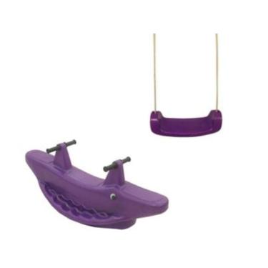 Imagem de Gangorra Jacaré e Balanço Prancha – Conjunto Perfeito para Brincadeiras Seguras