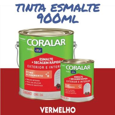 Imagem de Tinta Esmalte Sintético Coral Madeira e Metal 3,6 l e 900ml Coralar Ex