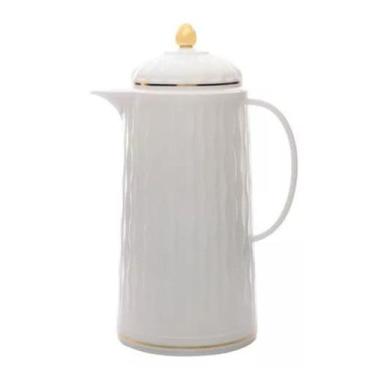 Imagem de Garrafa Térmica Wolff Grécia De Plástico Branca 1l