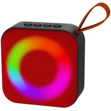 Imagem de Caixa Caixinha De Som Bluetooth Portátil Potente Mini Led Rgb - Altome