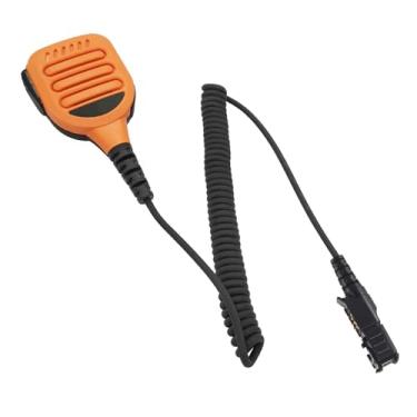 Imagem de HELETUL Microfone de alto-falante xpr 3500e microfone de lapela bidirecional, microfone de alto-falante remoto, walkie-talkie, microfone de mão mãos livres para rádio Motorola xpr3500e xpr 3300e